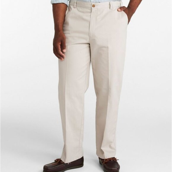 LL Bean Comfort Waist Khaki Pants - Picture 1 of 9